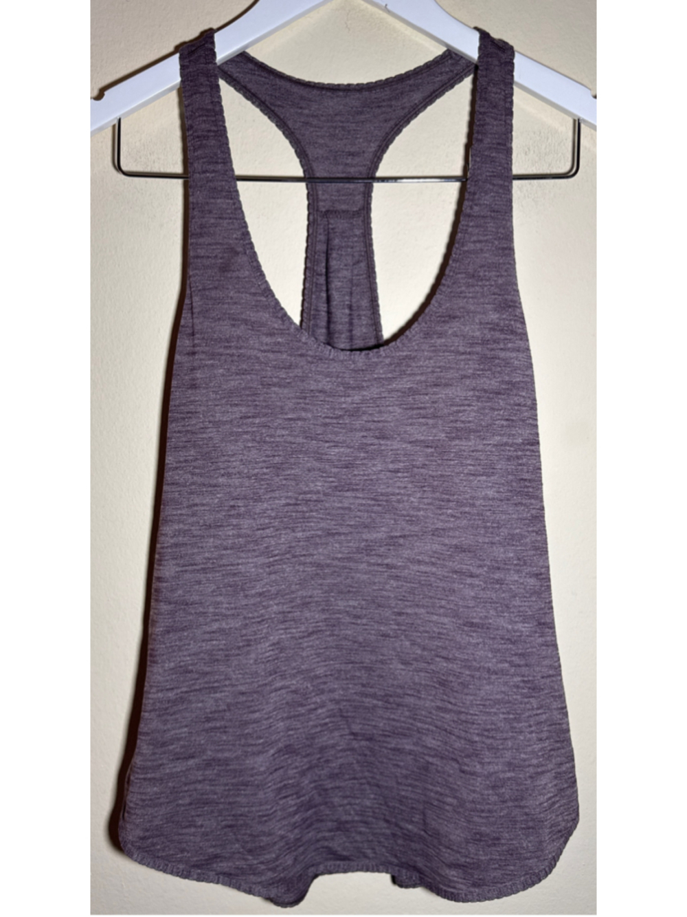 Lululemon Racerback Tank Top Purple Sz 10 PTP 16”